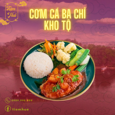 CƠM CÁ BA CHỈ KHO TỘ