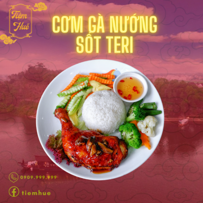 CƠM GÀ NƯỚNG SỐT TERI