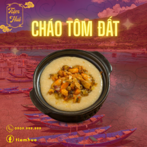 CHÁO TÔM ĐẤT