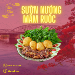 SƯỜN NƯỚNG MẮM RUỐC