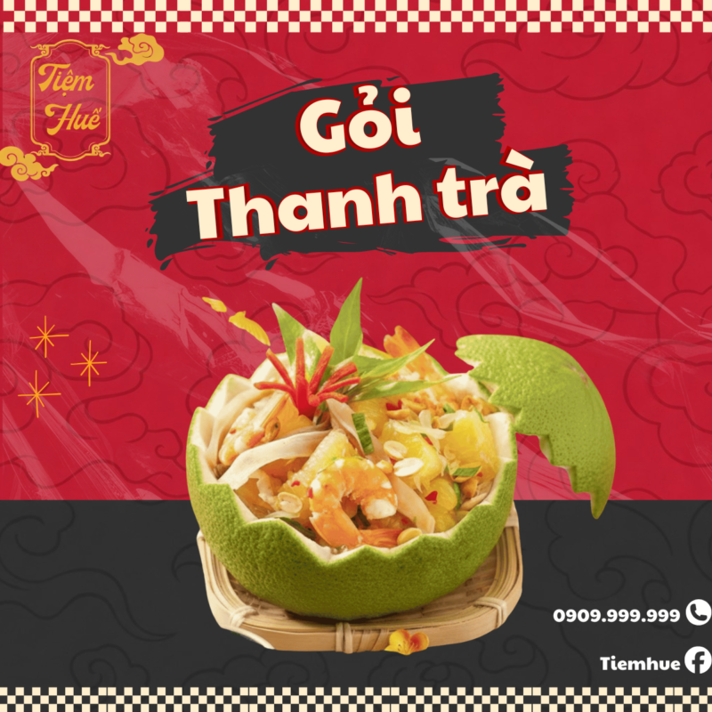 gỏi thanh trà