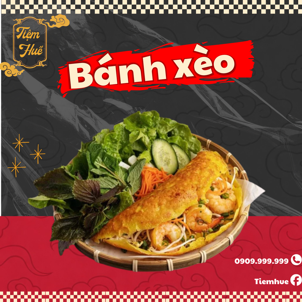 bún bò huế (3) Bánh Xèo