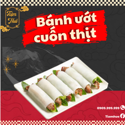 Bánh Ướt Cuốn Thịt