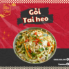 gỏi tai heo